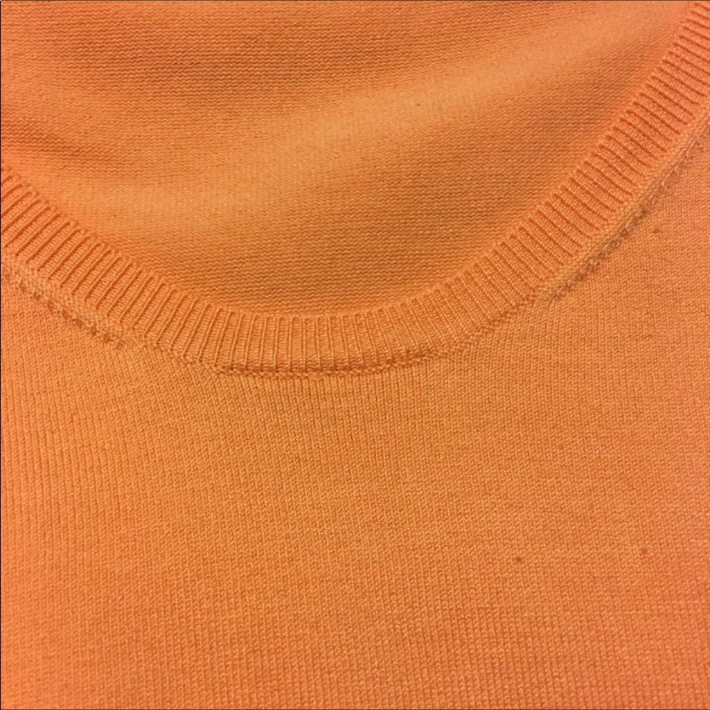 Moda International Peach Silk Sweater Nwt S — image 8 of 8